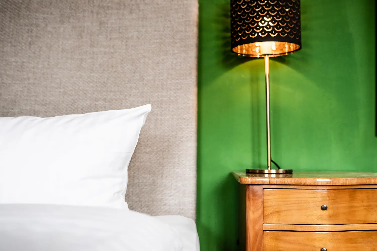 Detailaufnahme Zimmer Hotel Turmdieb